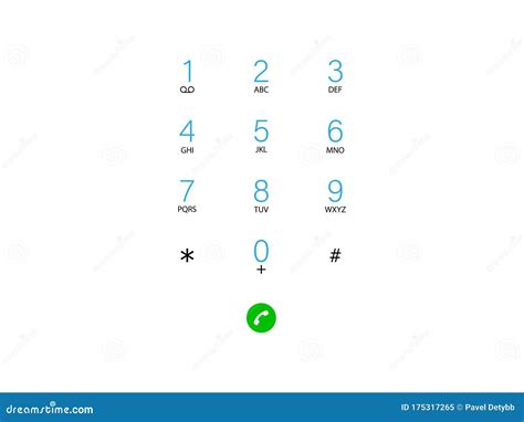 Interface Keypad Numbers Icon Vector Illustration Flat Design Stock