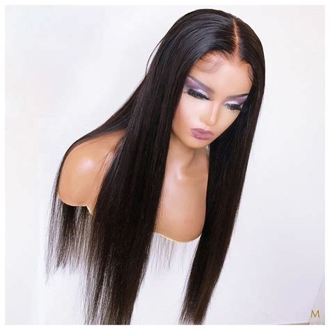 24 Inch 13x4 Lace Front Wig Brazilian Silky Straight Lace Front