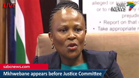 Watch Public Protector Busisiwe Mkhwebane Appearing Before Justice