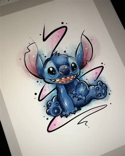 Stitch Para Dibujar A Lapiz