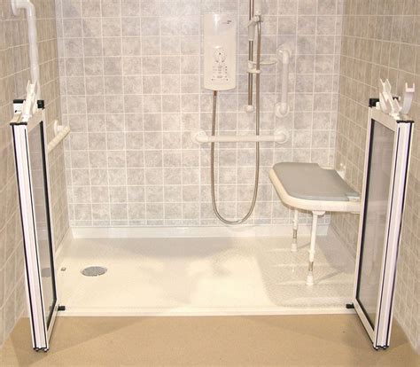 Of course, depending on your handicap glass shower door needs, you may want a custom design to ensure your safety in your shower, and the shower door experts at pro glass shower. Handicap Bath Tubs And Showers | Handicap Showers, ADA ...