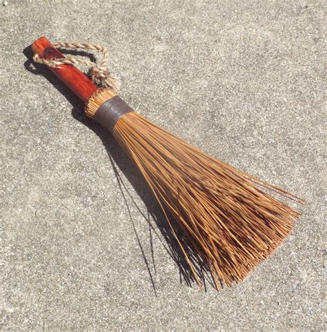 Pine Needle Whisk Broom Primitive Rustic Decor Prim Hand Besom