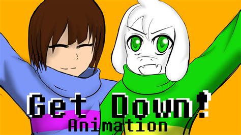 Frisk And Asriel Get Down Undertale~animation Youtube