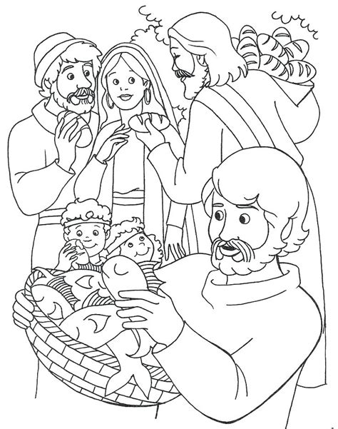Jesus Heals The Blind Man Coloring Page At Free