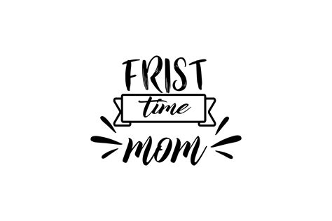 First Time Mom Graphic By Wienscollection · Creative Fabrica