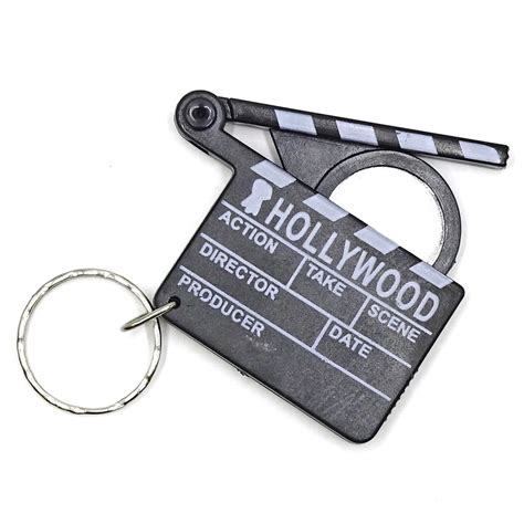 Hollywood Directors Clapper Clapboard Keychain Clearance