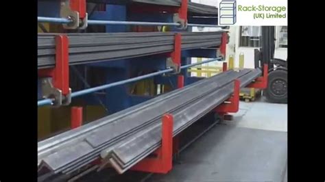 Cantilever Roll Out Racking Youtube