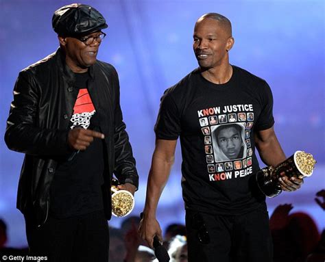 Jamie Foxx Wears T Shirt With Pictures Of Trayvon Martin And Sandy Hook