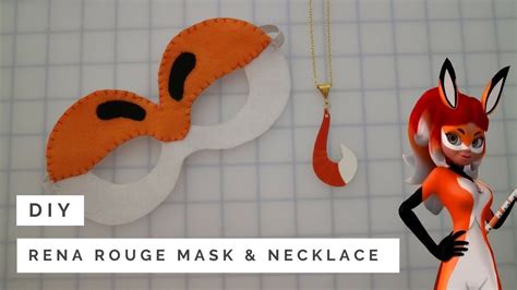 Diy Rena Rouge Mask And Necklace Yesenia Ladybug Art Ladybug