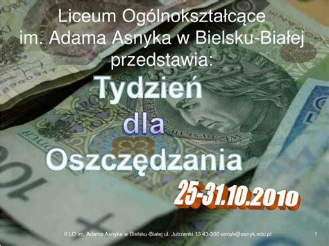 PPT Liceum Ogólnokształcące im Adama Asnyka w Bielsku Białej