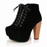 Black Suede Ankle Boots With Heel Pictures