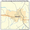 Aerial Photography Map of Warsaw, VA Virginia