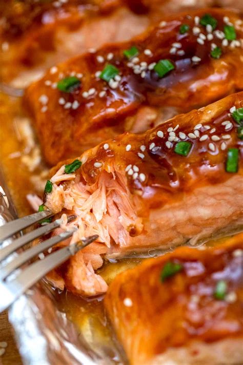 Teriyaki Salmon With Homemade Teriyaki Sauce Sweet And Savory Meals
