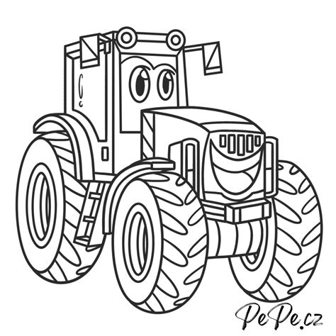 Omalovánka Traktor Magazín Pepecz