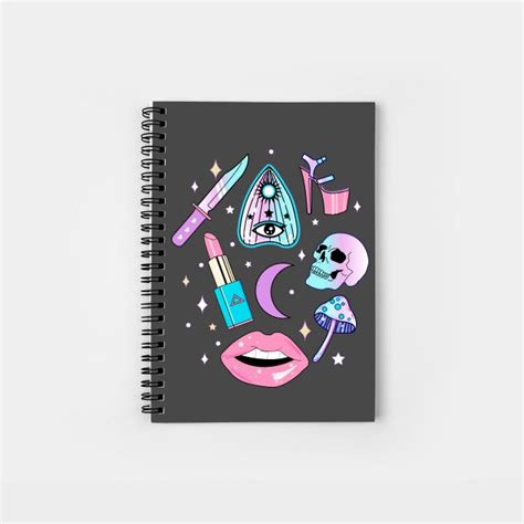 Witchy Pastel Goth Pastel Goth Notebook Teepublic Pastel Goth