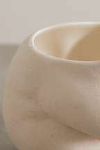 Cream Popotel E Ceramic Pot Anissa Kermiche Net A Porter