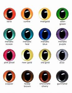 Cat Eye Color Chart Cat Tales