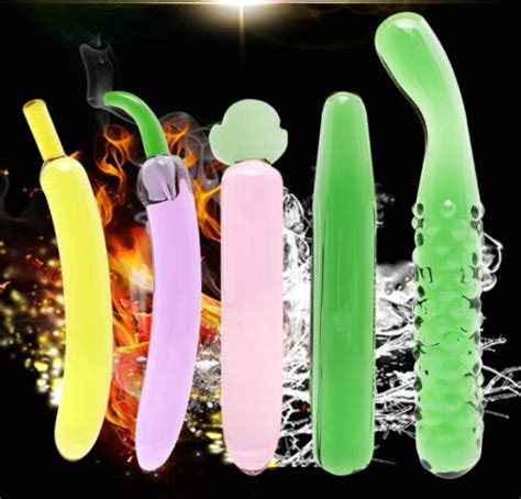 Adult Sex Toy Vegetable Crystal Clear Glass Anal Plug Dildo G Spot Stimulation Ebay