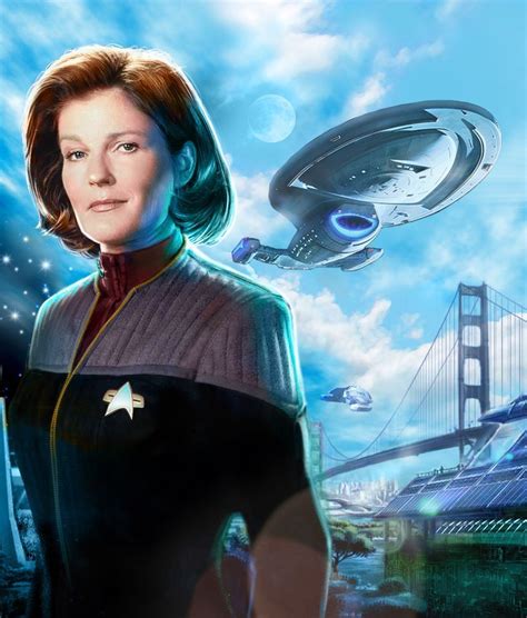 Janeway Star Trek Tv Fandom Star Trek Star Trek Series