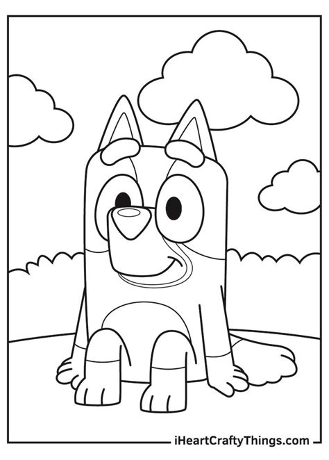Bluey Coloring Pages In 2022 Cartoon Painting Coloring Pages