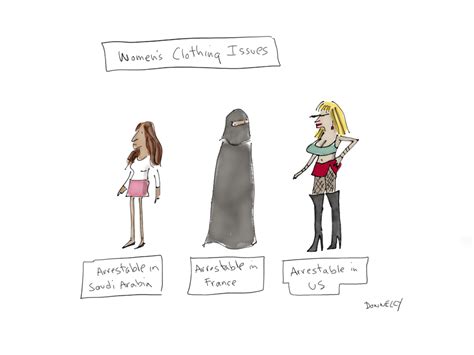 The Politics Of Women And Clothing Liza Donnelly New Yorker Cartoonist