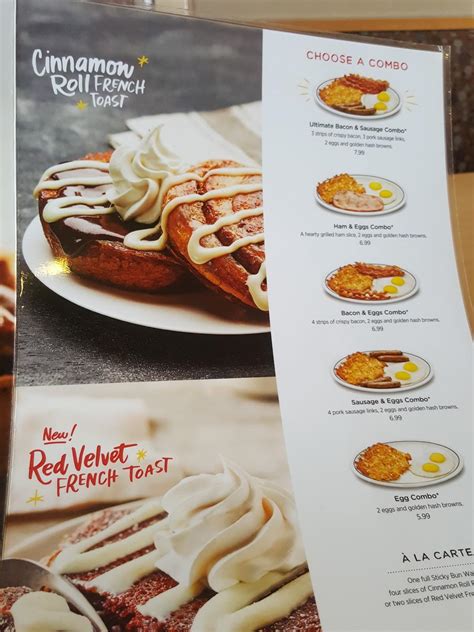 Menu at IHOP restaurant, Bourbonnais, Kinneman Dr