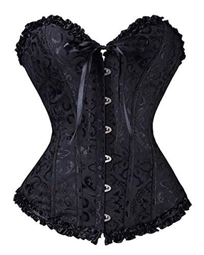 buy zzebra 819 black caudatus corsets bustiers floral lace tops for women plus size vintage