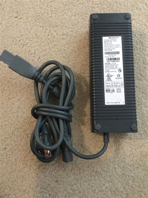 Genuine Microsoft Xbox 360 Ac Adapter Power Supply Brick Only Hp