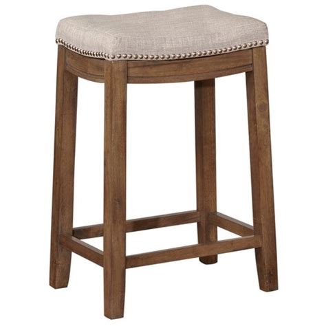Riverbay Furniture 26 Backless Counter Stool In Rustic Walmart Canada