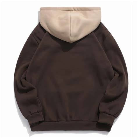 Wholesale Fleece Hoodies Unisex Custom Thick Blank Patchwork Hoodies