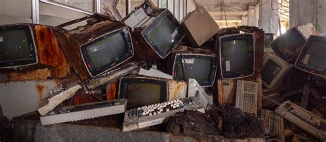 Hundreds Of Computers From The 80s Left Behind In Abandoned Factory