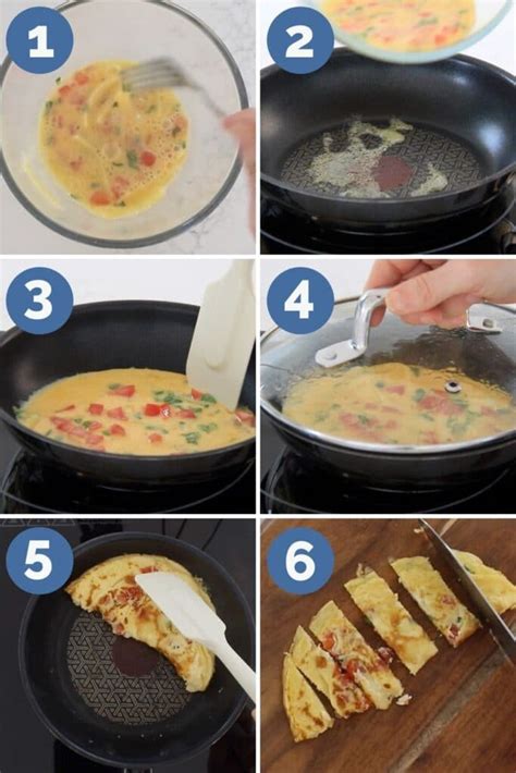 Omelette Recipe Step By Step Baked Egg Omelette Recipe My Homemade