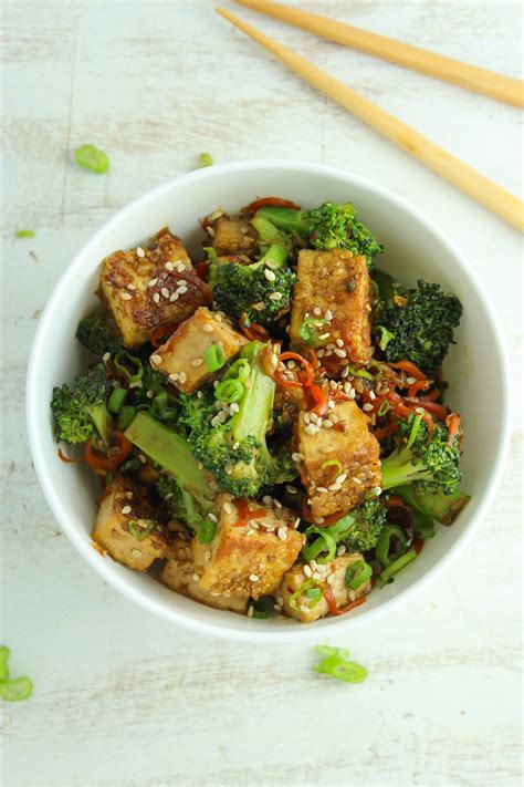Sticky Sesame Tofu And Broccoli 152 The Fitchen