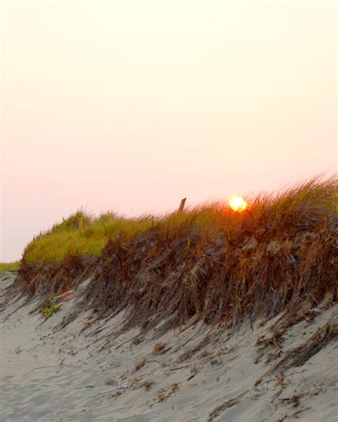Sunset On A Cape Cod Beach Mashpee Massachusetts Ma Photo
