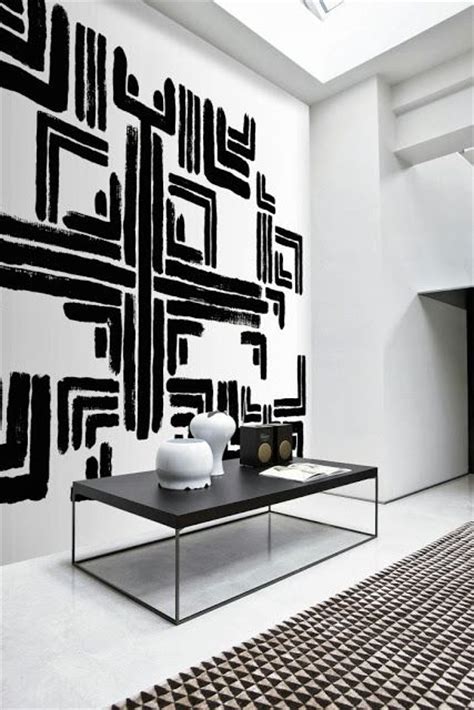 Black White Geometric Art Interiors By Color