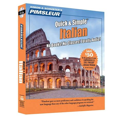 Quick And Simple Pimsleur Italian Quick And Simple Course Level 1