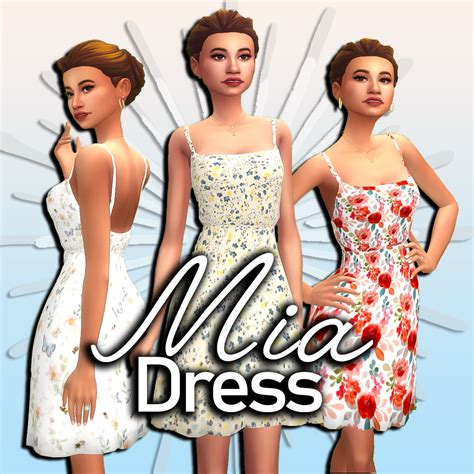 Download The Mia Dress The Sims 4 Mods Curseforge