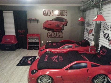 Find all of it here. Car Models in Children Room: Bedroom Combo Like At Garage ...