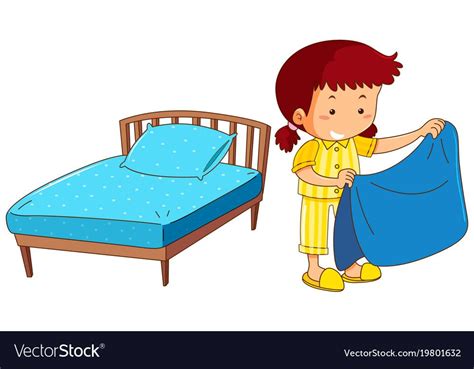 Making The Bed Clipart