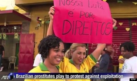World Cup 2014 Naked Prostitutes Play Football To Raise Awareness Of