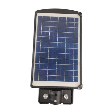 luminária solar poste 60w led controle rua e sensor de movimento jardins areas externas