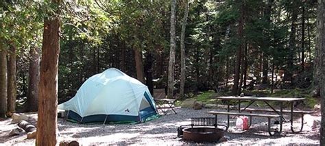 Blackwoods Campground In Acadia National Park In Bar Harbor Maine