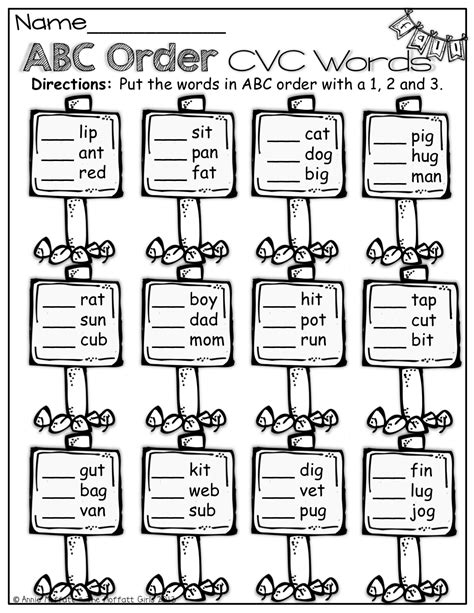 Printable Alphabetical Order Worksheets Grade 1 Kidsworksheetfun