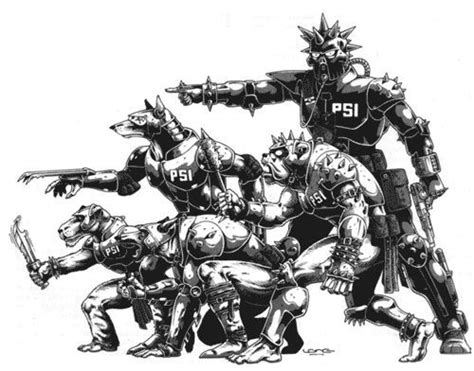 Image Result For Rifts Rpg Art Geeky Art Cyborgs Art Rpg