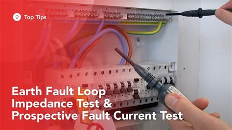 Earth Fault Loop Impedance Test Prospective Fault Current Test Youtube