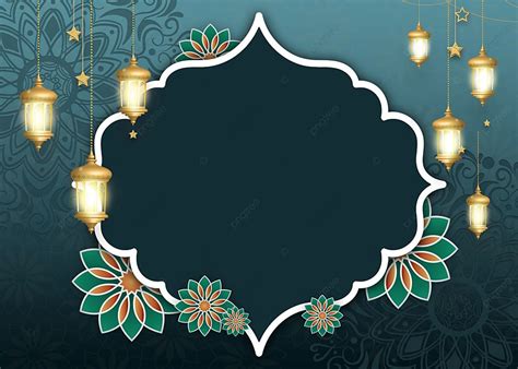 Lantern Decoration Islamic Ramadan Festival Background Wallpaper