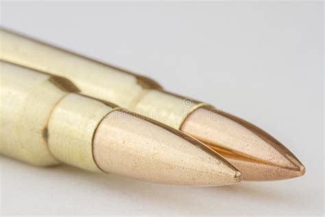 Two Bullets Stock Image Image Of Lead Jacket Firearm 33576215