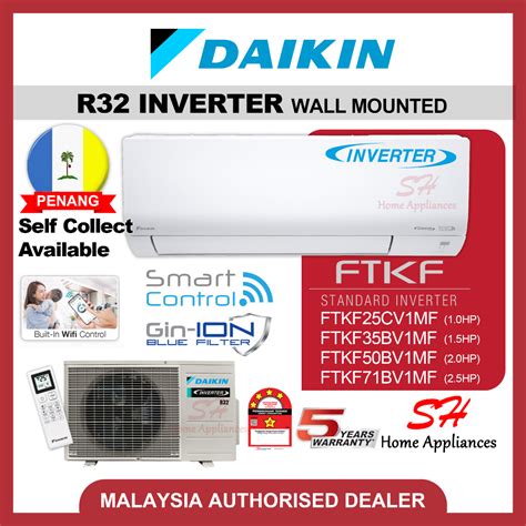 Daikin R Inverter Air Conditioner Ftkf Series Aircond Hp Hp