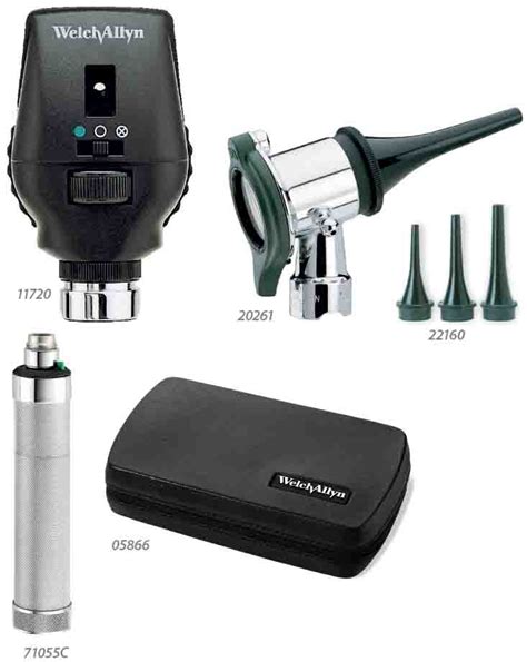 Welch Allyn Coax Diagnostic Set W Pneumatic Otoscope Dlc