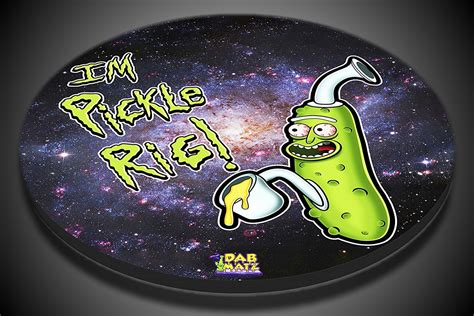 Rick And Morty Dab Mat Im Pickle Rig By Dabmatz